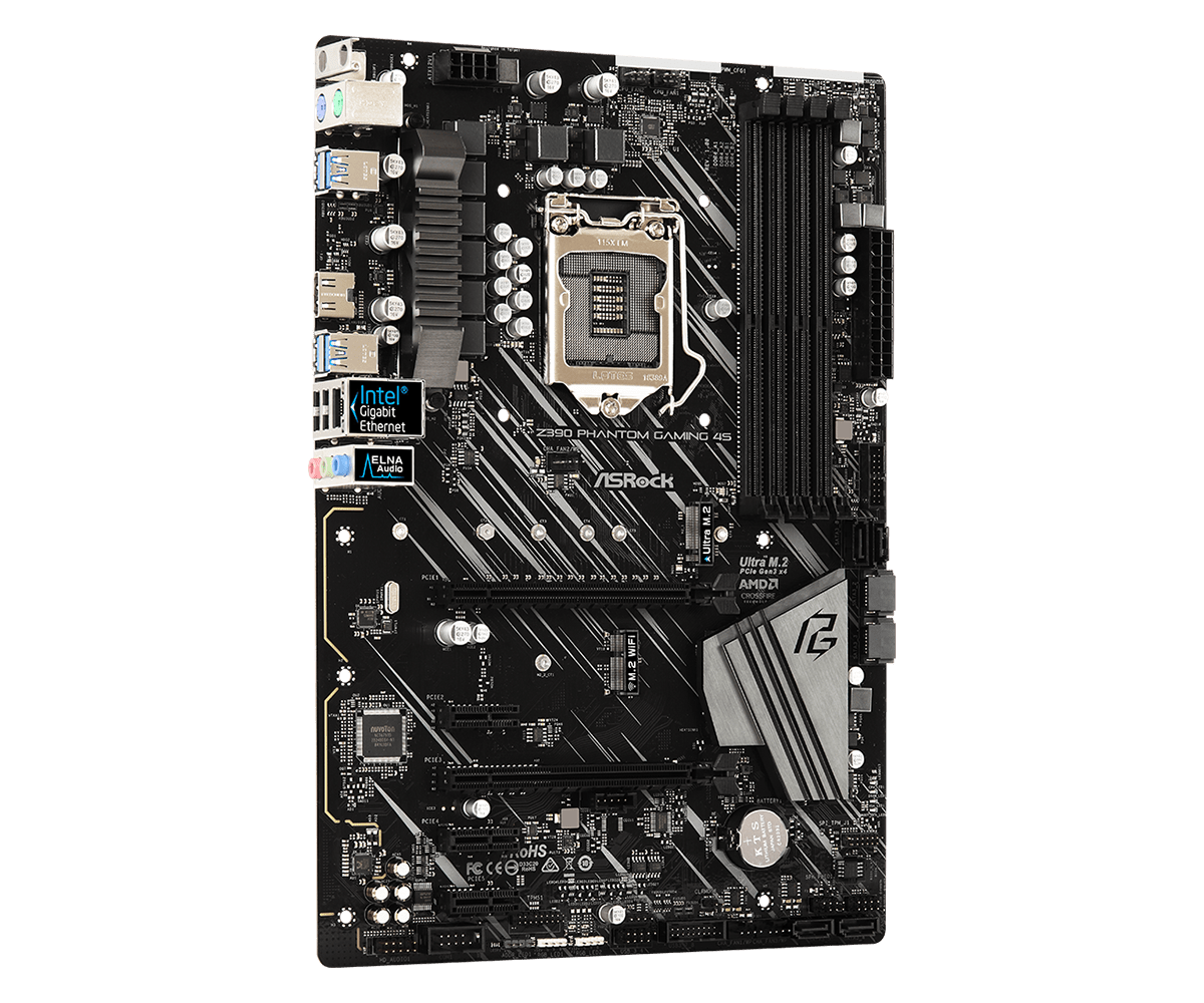 Asrock Z390 Phantom Gaming 4S - Motherboard Specifications On
